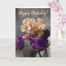 Search for bearded iris cards invites Floral
