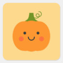 Search for cute cartoon pumpkin stickers Illustration
