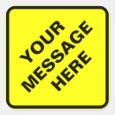 Search for yellow caution sign stickers Alert