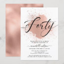 Search for faux rose gold foil invitations Trendy