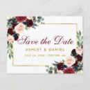 Search for red envelope postcards Watercolor burgundy marsala floral