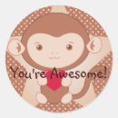 Search for monkey valentine labels Hearts