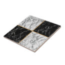 Search for black marble tiles White