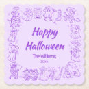 Search for happy halloween coasters Purple