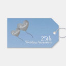 Search for 25th anniversary gift tags Silver