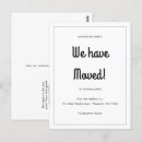 Search for minimalist typography postcards New address