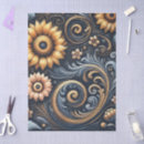 Search for sunflower decoupage tissue paper Blue