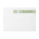 Search for green sage return address labels Initials