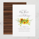 Search for rustic sunflower invitations Bohemian