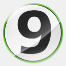 Search for number 9 stickers Numbers