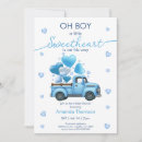 Search for little blue truck invitations Boy