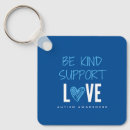 Search for autism educate key rings Awareness