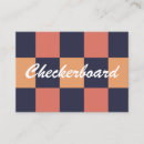 Search for check pattern business cards For her