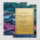 Search for purple geode wedding invitations Chic
