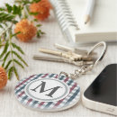 Search for red plaid key rings Check