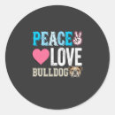 Search for peace love dogs stickers Pug