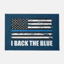 Search for thin blue line doormats Military