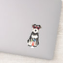 Search for miniature schnauzer stickers Terrier