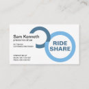 Search for ride share business cards Driver