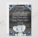 Search for navy blue elephant baby shower invitations Watercolor