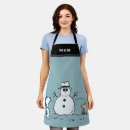 Search for snowman aprons Woodstock