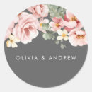 Search for blush floral wedding stickers Dusty