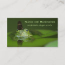 Search for frog business cards Pond