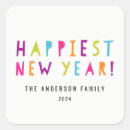 Search for happy new year cute stickers Typography
