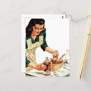 Search for retro cooking postcards Vintage
