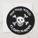 Search for cross bones invitations Black