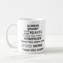 Search for strong quote mugs Encouragement