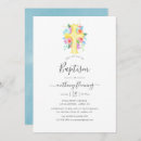 Search for boys christening invitations Floral