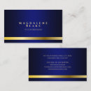 Search for royal blue business cards Minimalist