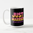 Search for just married mugs Newlywed