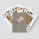 Search for martini playing cards Retro