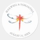 Search for dragonfly thank you stickers Elegant