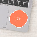 Search for tangerine stickers Trendy