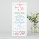 Search for retro wedding menus Funky