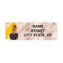 Search for gold dots return address labels Cute