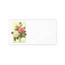 Search for rose blank return address labels Flowers