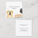 Search for dog training business cards Watercolor
