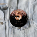 Search for 5th birthday party badges Modern