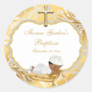 Search for cross baptism stickers Gold