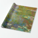 Search for monet wrapping paper Water lily pond