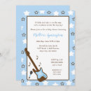 Search for rock star baby shower invitations Music