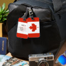 Search for canada flag luggage tags Country