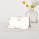 Search for retro wedding place cards Bright