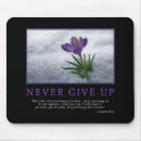 Search for never give up mousepads Motivation