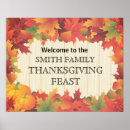 Search for thanksgiving family dinner posters Autumn