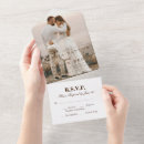Search for fancy initial postcards Simple tear off rsvp